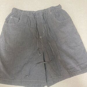 Women's Black and White ez gear Shorts